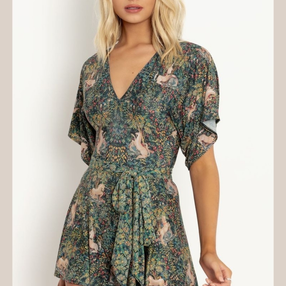 Unicorn In Captivity Slinky Playsuit